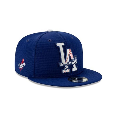 Blue Los Angeles Dodgers Hat - New Era MLB 2021 Spring Training 9FIFTY Snapback Caps USA2753046